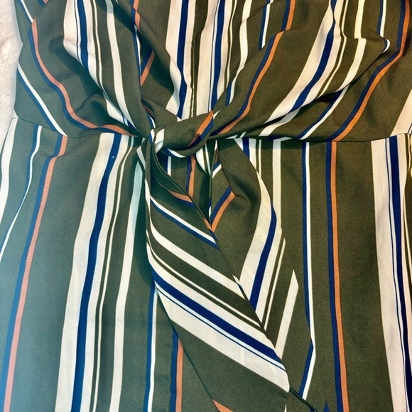 Boho Jumpsuit Large TIMING Lightweight Jumper Adjustable Straps Capri Pants - Picture 4 of 12